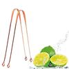 Nurpi Copper Premium Tongue Cleaner for Adults and Kids Fights Bad Breath Oral Health Care Tool, Easy to Use Travel Friendly- Pack of 2 view 1