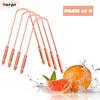 Nurpi Copper Tongue Cleaner for Adults and Kids Fights Bad Breath Oral Care Tongue Cleaner, Easy to Use Travel Friendly- Pack of 4 view 2
