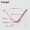 Nurpi Copper Premium Tongue Cleaner for Adults and Kids Fights Bad Breath Oral Health Care Tool, Easy to Use Travel Friendly- Pack of 3 view 3