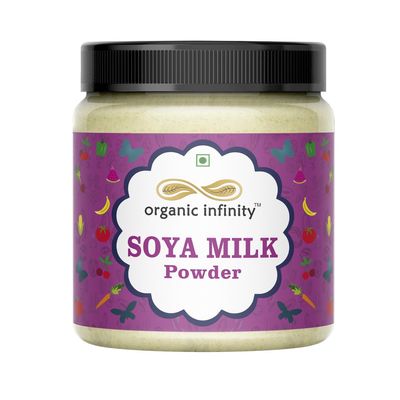 Organic Infinity Soya Milk Powder | High in Protein | Vegan | Non-GMO - 500 GM by Organic Infinity