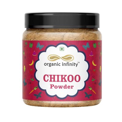 Organic Infinity Chiku Powder | Chikoo Fruit Shake Powder | Dry, No Added Sugars and Preservatives - 200 GM by Organic Infinity