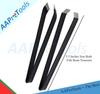 AAProTools 5.5" Tactical Black Fish Bone Tweezers Stainless Steel Flat And Slant Tip Tweezers Pliers Remover Tool view 4