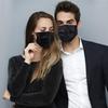 DYNAMO 3 Layer Surgical Mask with Nose Clip 75 GSM Fabric, 3 Ply Surgical Mask with Nose Pin, Use & Throw Masks for Men, Disposable Mask (Black, Without Valve, Pack of 100) view 4