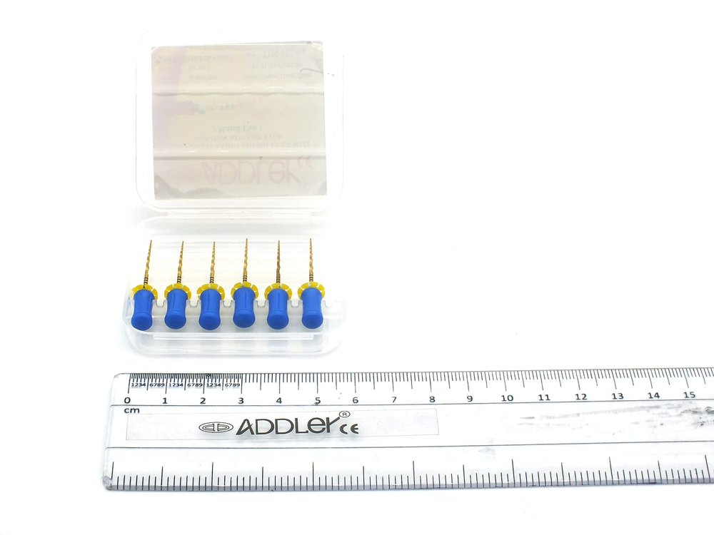 ADDLER DENTAL Protaper Hand Files 21 MM - Blue