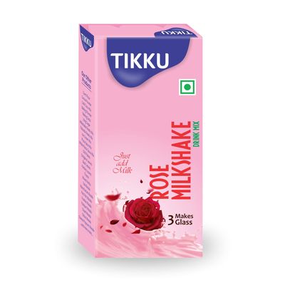 TIKKU Rose Milkshake Drink Mix 100 g Box | Healthy & Nutritious Powder
