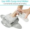 AMULAKH Shower Foot Scrubber with Pumice Stone, Foot Clean, Exfoliate & Massager Without Bending in The Shower or Bathtub, Foot Dead Skin & Callus Remover- Upgraded Non Slip with Suction Cups(Multi) view 2
