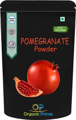 Organic Prime Pomegranate Powder | All Natural & Spray-Dried | Dry, No Added Sugars and Preservatives - 200 GM by Organic Prime