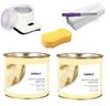 CUVLY Waxing Kit Combo - Wax Heater, White Chocolate Wax (1200 Gm), 70 Strips, Spatula, Sponge | For Women view 1