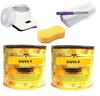CUVLY Waxing Kit Combo With Wax Heater, Gold Wax (1200 Gm), 70 Strips, Spatula, and Sponge for Women view 1