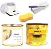 CUVLY Women Waxing Kit | White Chocolate & Gold Wax (600 Gm Each) + Wax Strips (70) + Wax Spatula & Sponge view 1