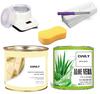 CUVLY Waxing Kit Combo Machine - Heater, White Chocolate & Aloe Vera Wax (600 Gm Each), 70 Strips, Spatula, Sponge - For Women view 4