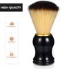 Beaupretty Shaving Brush for Men, Black Wooden Handle Beard Cream Care Brush Professional Hair Salon Tool view 3