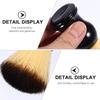 Beaupretty Shaving Brush for Men, Black Wooden Handle Beard Cream Care Brush Professional Hair Salon Tool view 4