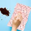 MASKING Kitchen Roll - Dry Tissue, Towel Paper Roll, Cleaning Wipe - 2 Rolls (50 Pulls Per Roll) in Pink view 2