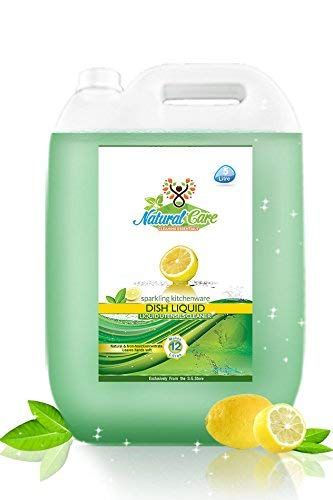 Everyday Essentials Natural Care Bio-degradable Dish wash Cleaning Gel | Dish Cleaning Liquid (Lemon) 5 L