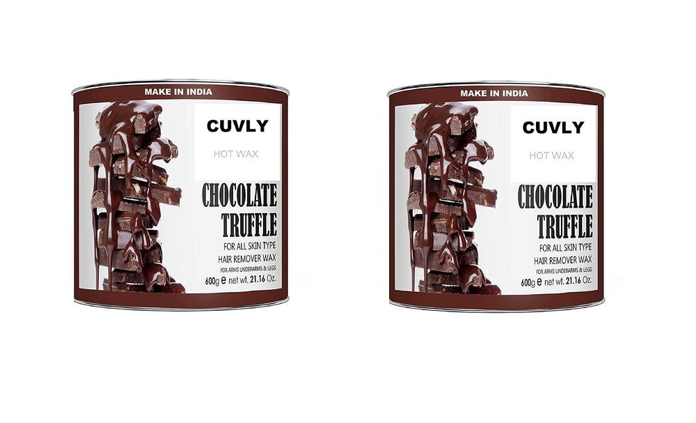 CUVLY Waxing Kit Combo Wax Hot Cream Chocolate Wax - 600 g, Wax Cream Chocolate Wax - 600 g, Waxing Kit Hair Remover WAX COMBO (CHOCOLATE WAX ONLY)