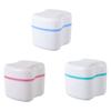 ARTIBETTER 3pcs Denture Bath Case Denture Cup Denture Bath Container Denture Soaking Container for Travel, Retainer Cleaning view 1
