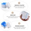 ARTIBETTER 3pcs Denture Bath Case Denture Cup Denture Bath Container Denture Soaking Container for Travel, Retainer Cleaning view 2
