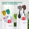 Mspan Toothbrush Protector Travel Cover: Brush Head Cap Cute Clip Case Bulk Guard - Oral Care Accessories Pod for Kids adults view 4