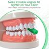 Aligner Chewies for Invisalign Aligners Mint Scented (20 Pcs Green) and Aligner Removal Tool (2 Pcs Pink) view 4