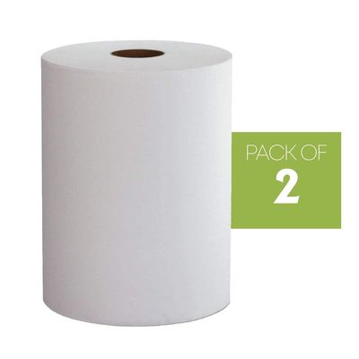 Fast Fine (1 kg) HRT Kitchen Tissue/Towel Paper Roll (Pack of 2) 100% Biodegradable Virgin Tissue Paper Eco Friendly Soft Highly Skin-Friendly Tissue/Paper Towel