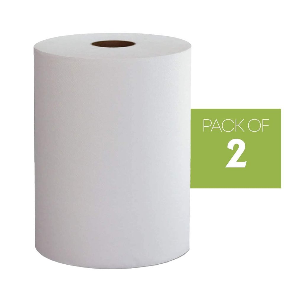 Fast Fine (1 kg) HRT Kitchen Tissue/Towel Paper Roll (Pack of 2) 100% Biodegradable Virgin Tissue Paper Eco Friendly Soft Highly Skin-Friendly Tissue/Paper Towel