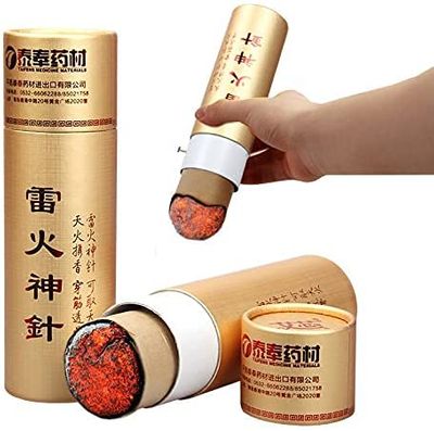 ACi Big Thunder Fire Moxa Stick Moxibustion Rolls with Traditional Chinese Herbal Medicine, Moxa Therapy Massage