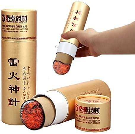 ACi Big Thunder Fire Moxa Stick Moxibustion Rolls with Traditional Chinese Herbal Medicine, Moxa Therapy Massage
