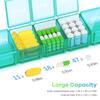 Extra Large Pill Organizer 2 Pack, XL Pill Box 7 Day, Weekly Pill Case with Large Capacity, Jumbo Organizer, BPA Free view 2