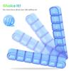 Extra Large Pill Organizer 2 Pack, XL Pill Box 7 Day, Weekly Pill Case with Large Capacity, Jumbo Organizer, BPA Free view 4