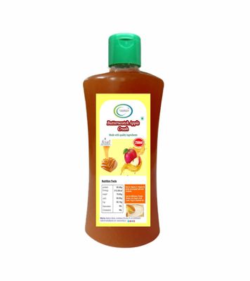 Yamkay Butterscotch Apple Crush Crush delicious desserts Fruit Topping for Ice Creams, Cakes Pastries and Shakes 250ml