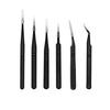 Johnson Tools ESD Multifunction Upgraded Anti-Static Professional Tweezers for Eyebrows, Women, Splinter, Ingrown Hair Removal, Electronic Repairing, Crafting Tool Kit (Pack of 6 Pieces) view 1