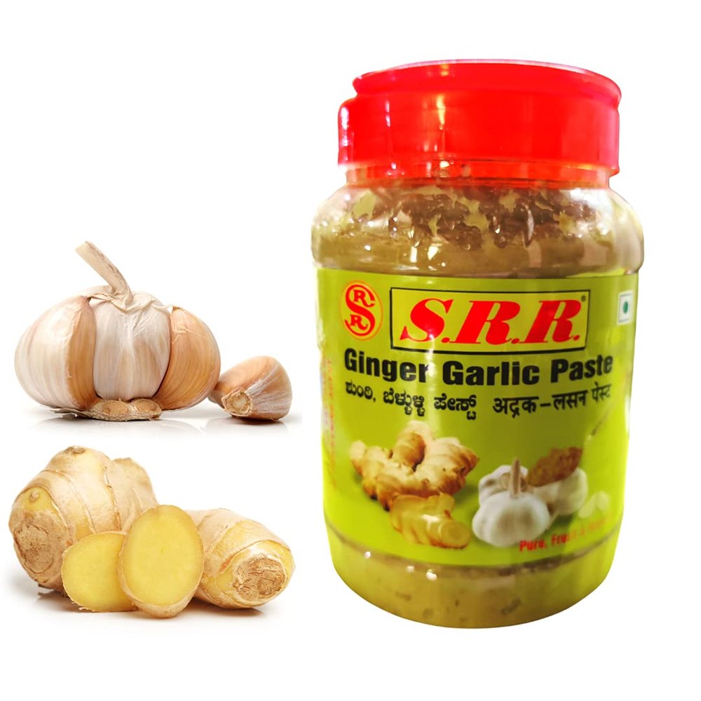 SRR Ginger Garlic Paste 1kg Adrak lahsun Paste for Cooking