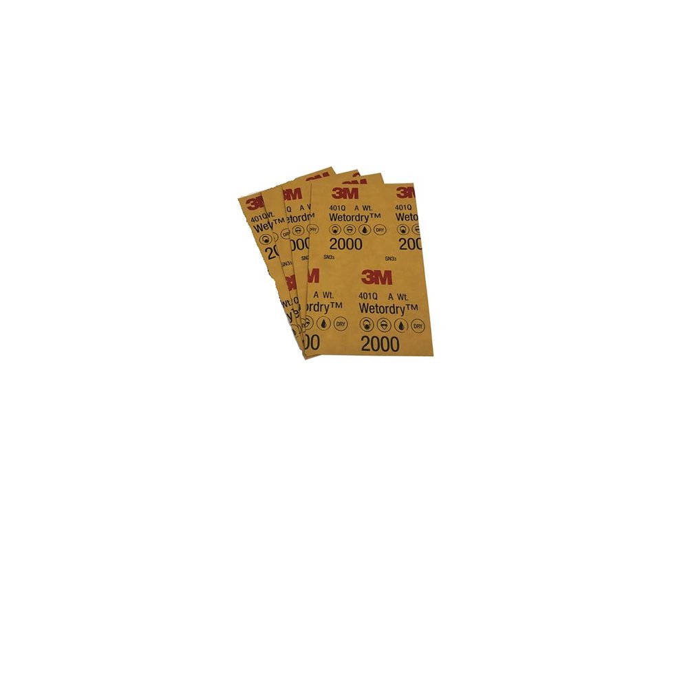 3M 401Q Wetordry Sheets - P 2000 (Pack Of 5)