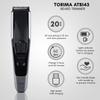 Torima PR-083 USB Charging Corded & Cordless Beard Trimmer With Fast Charge : 20 Settings, 60 Min Run Time For Men, Black view 2