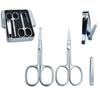 5Pcs Beauty Grooming Eyebrow Scissor Men Women Facial Nose Hair Scissor Curved Round Blunt Mustache Beard Manicure Pedicure Trimmer Set Stainless Steel Slant Tweezers Nail Clipper Pet Dog Scissor Kit view 1