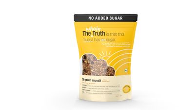 The Whole Truth - Breakfast Muesli | 5 Grains | 350 grams | Dairy-free | No Artificial Sweeteners | No Added Flavours | No Gluten or Soy | Nutritious Snack