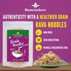 Homemakerz Rava Hakka Noodles, Natural, Preservative, Fat Free, Not Fried & No Oil, Healthy & Tasty Durum Wheat Grain Noodles, 200g view 3