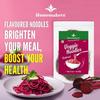 Homemakerz Beetroot Hakka Noodles, Natural, Preservative, Fat Free, Not Fried & No Oil, Healthy & Tasty Hakka Vegetable Noodles, - 200 Gm view 3