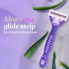 Bombae Disposable Flexi Body Razors for Women - 3 |Body Hair Remover for Women with Aloe Vera and Vitamin E | Smooth shave on arms, underams, bikini line, legs view 2