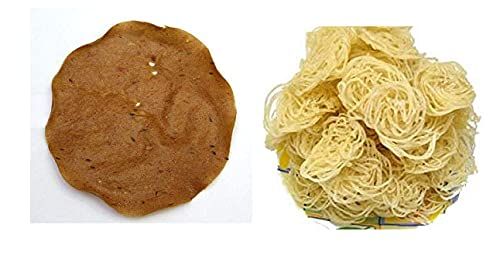 AnuvanFeel The Utsav Special Papad Kurdai Combo | Wheat kurdai 400Gm + Jawar Papad 400Gm | Special Combo (800Gm)