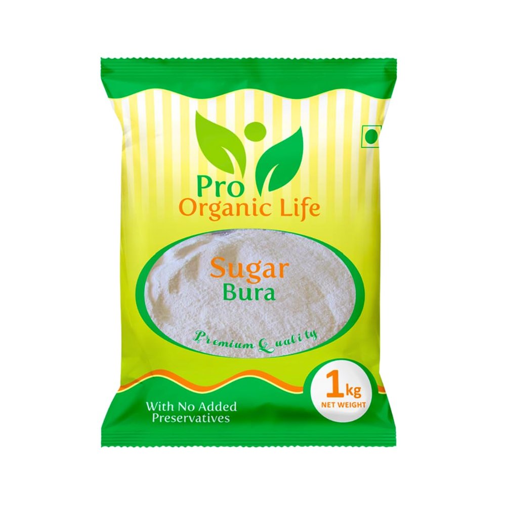 Pro Organic Life Sugar Bura 3 kG - Powdered Sugar | Boora | Sulphurless Sugar
