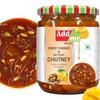 Add me Sweet Mango & Dry Fruit Chutney 600gm |100% Natural & Fresh Aam Ki Chatni| Khatti Meethi Navratan Mango Chutney/Jam In Glass Jar view 1