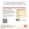 Add me Sweet Mango & Dry Fruit Chutney 600gm |100% Natural & Fresh Aam Ki Chatni| Khatti Meethi Navratan Mango Chutney/Jam In Glass Jar view 2