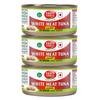 Tasty Nibbles White Meat Tuna Chunks in Water, Salt Added 185g X 3 (Pack of 3, 555g) view 1