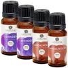 Aatiutik Essential Anti Bacterial Aroma Oil Diffuser for Home Electric and Tlight Diffuser | Home Fragrance | Sandalwood and Lavender Diffuser Oil for Home Office Spa Hotel - Set of 4, 15 ML Each