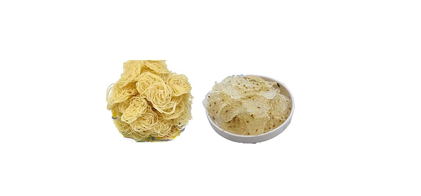 AnuvanFeel The Utsav Special Papad Kurdai Combo | Wheat kurdai 400Gm +Sabudana Papad 400Gm | Special Papad Combo (800Gm)