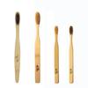BambooIndia Bamboo Toothbrush Pack of 4 | 2 Kids & 2 Adults | Soft Bristles, BPA-Free, Dual Charcoal Black Tips | 100% Eco-Friendly Biodegradable Wooden Handle | Natural Oral Care view 1
