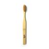 BambooIndia Bamboo Toothbrush Pack of 4 | 2 Kids & 2 Adults | Soft Bristles, BPA-Free, Dual Charcoal Black Tips | 100% Eco-Friendly Biodegradable Wooden Handle | Natural Oral Care view 3