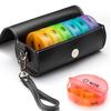 ARTIBETTER 1 Set Weekly Pill Organizer 7 Day Pill Box Case Pill Container Vitamin Organizer for Daily Fish Oil Supplements Prescription Medication view 2